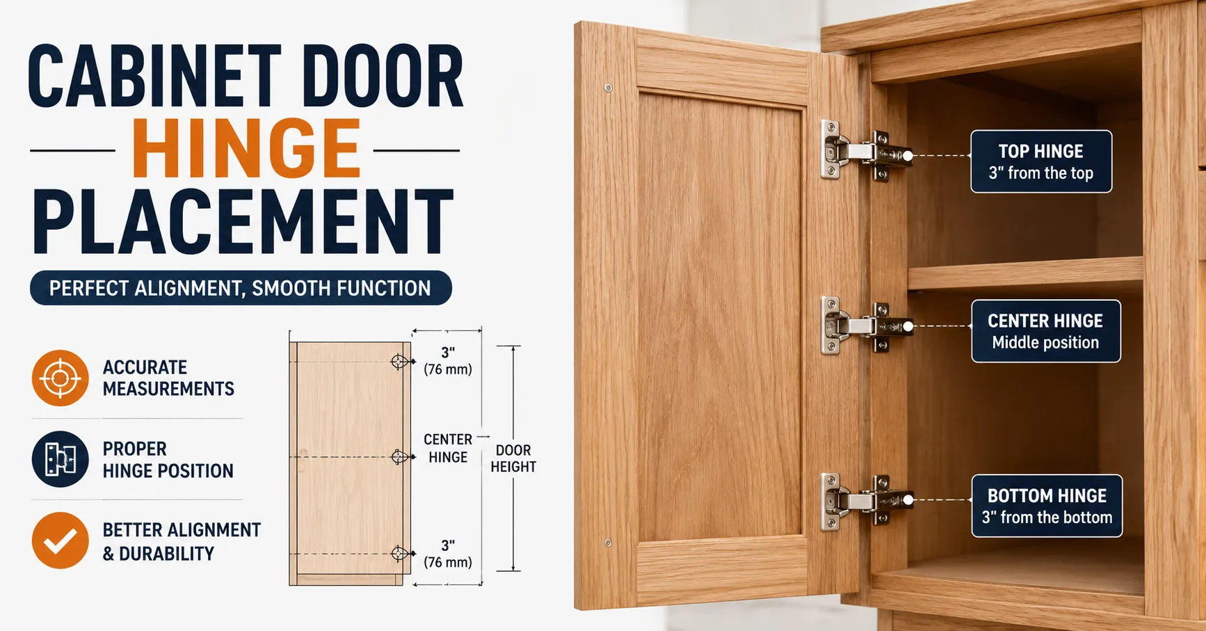 cabinet door hinge placement